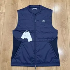 未使用級✨ラコステライブ　ダウンベスト　胸元ロゴ　Wジップ　紺　L 未使用級✨ラコステライブ ダウンベスト 胸元ロゴ Wジップ 紺 L - メルカリ