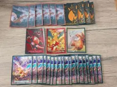 ポケモンカードゲーム デッキシールド 34枚　進化の系譜 リザードン スリーブのサムネイル