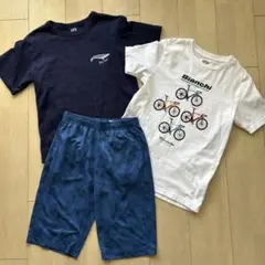 ユニクロ　140cm Ｔシャツ、ステテコ　3点セット