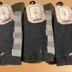 チェック柄ソックス 23-25cmのサムネイル