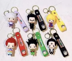 オ最安値　ハンターハンターマスコットキーホルダー　フルコンプ6体セット