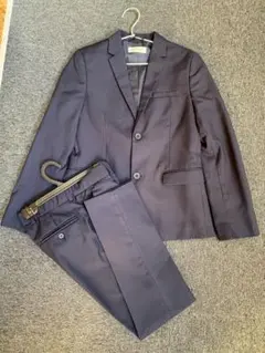 H&M 男の子 フォーマルスーツ セットアップ ネイビー 140