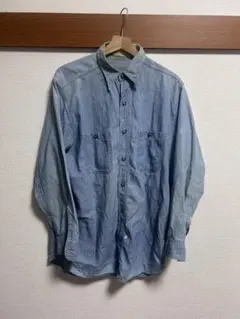 US NAVY 40'S シャンブレーシャツ ステンシル入り