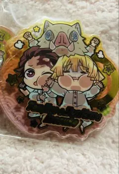 炭治郎　伊之助　善逸　 「ぴた！ でふぉめステッカーシール」