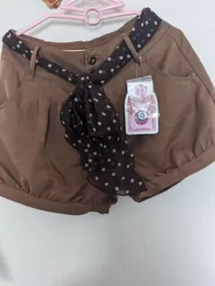 Popteen x Honeys コラボ ショートパンツ ブラウン　未使用のサムネイル