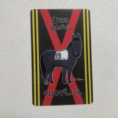 JRA クロワデュノール　限定ストラップ 2025GIウイナー勝負服ストラップ【日本ダービー／クロワデュノール