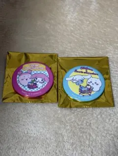 ちいかわ サンリオコラボ 缶バッジ 2点セット
