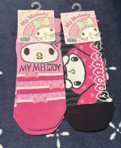 新品　サンリオ　マイメロディ 靴下　2種セット