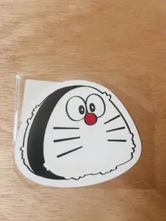 100％ドラえもん＆フレンズ　おにぎりドラえもん ダイカットメッセージカード