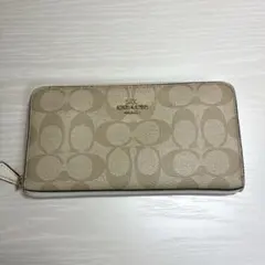 COACH 長財布 ベージュ
