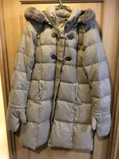 【美品】mezzopiano ミトン付きダウンコート 165