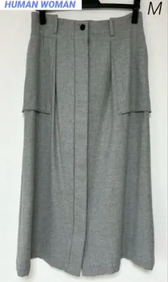 HUMAN WOMAN サロペットスカート サスペンダースカート 吊りスカート