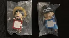 一番くじ ワンピース E賞 ちらりんフレンズ ルフィ サボ 2種