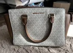 Michael Kors トートバッグ ホワイト/ブラウン