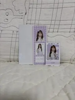 ❹＝LOVE 大谷映美里 ローソンくじ フォトカード&ステッカー