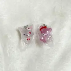 ジュエルペット めじるしアクセサリー ガーネットルビー 2点セット