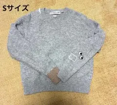 ユニクロ アニヤハインドマーチ プレミアムラム クルーネックニットS