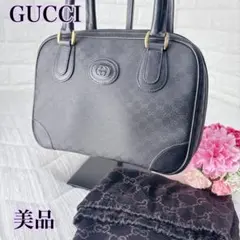 GUCCI インターロッキング G レザー ミニ ボストンバッグ - メルカリ