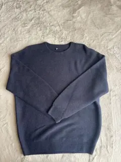 ダークブルー ニットセーター XLサイズ