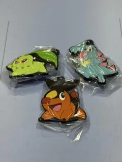 ポケモンラバーマスコット29 ポカブ ワニノコ チコリータ 3種類セット