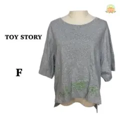 DOUBLE NAME 半袖ドルマンTシャツ グレー F 綿100％ ゆったりのサムネイル