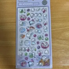 シマエナガ3Dステッカー シール