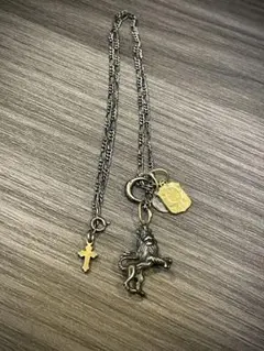 amp japan ライオンモチーフ3連ネックレス