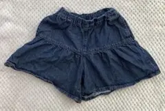 GU デニムキュロットパンツ　160㎝