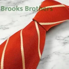 Brooks Brothers ブルックスブラザーズ ネクタイ オレンジ USA