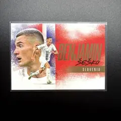希少サッカーカード ベンジャミンシェシュコ スロベニア代表 futera FX