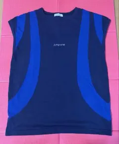 jump one ノースリーブシャツ ネイビー ブルー　46