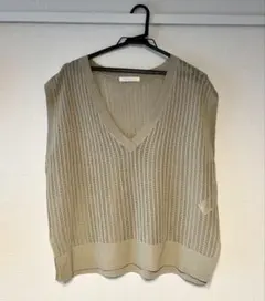 chocol raffine robe ベスト ベージュ