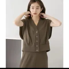 KBF（ケービーエフ）　リブカットソーショートベスト