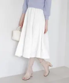 【新品★】And Couture♡ウエストリブふくれジャガードロングスカートのサムネイル