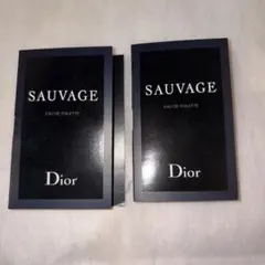 Dior 香水 SAUVAGE サンプル2個