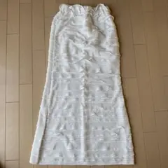 Kastane カットフリルIラインタイトスカート