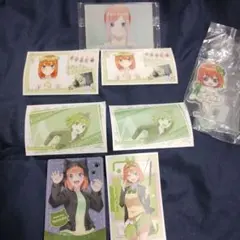 五等分の花嫁 四葉 カード＆シール＆アクスタ 8個セット