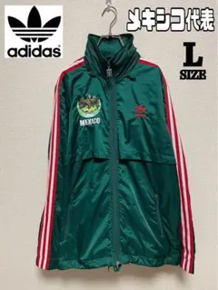 ★メキシコ代表★ アディダスオリジナルス ナイロンジャケット 緑 鷲 蛇