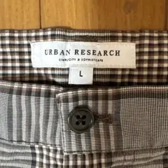 URBAN RESEARCH チェック柄 スラックス L