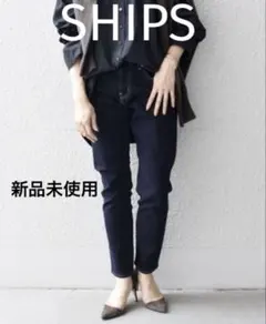 【未使用タグ付き】SHIPS スリム テーパード デニムサイズS WEB限定のサムネイル