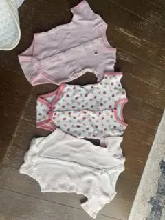 コットンロンパース 3点セット