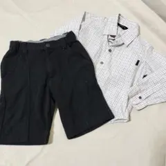 COMME CA ISM シャツ＆ハーフパンツセット　フォーマル　D932