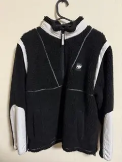 X-girl 2way ボアアウター 袖取り外し可能　黒　白