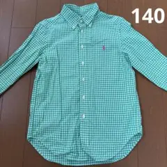 Ralph Lauren 長袖シャツ ギンガムチェック140