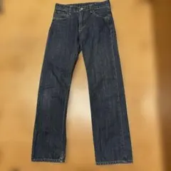 ユニクロダークブルー ストレートデニム150