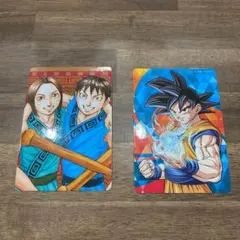 ナツコミ 2022 特製ダブルステッカー＊ドラゴンボール超＊キングダム