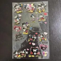 ディズニー　ミッキー＆ミニー　シール　平成レトロ