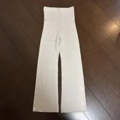 ロペ　ROPE リブニットパンツ アイボリー