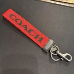 新品★未使用★COACH 赤 キーホルダー キーケース　キーリン