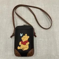 しまむら　ディズニー　くまのプーさん　スマホショルダーバッグ